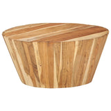 NNEVL Coffee Table Ø65x31 cm Solid Acacia Wood