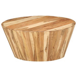 NNEVL Coffee Table Ø65x31 cm Solid Acacia Wood