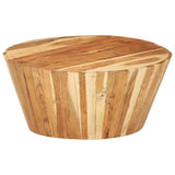NNEVL Coffee Table Ø65x31 cm Solid Acacia Wood