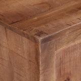 NNEVL TV Cabinet 110x30x40 cm Rough Mango Wood