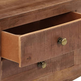 NNEVL TV Cabinet 110x30x40 cm Rough Mango Wood