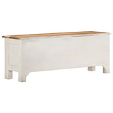 NNEVL Storage Box 110x30x40 cm Solid Acacia Wood