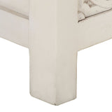 NNEVL Storage Box 110x30x40 cm Solid Acacia Wood