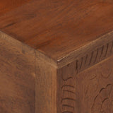 NNEVL Storage Box 110x30x40 cm Solid Mango Wood