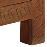 NNEVL Storage Box 110x30x40 cm Solid Mango Wood