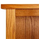 NNEVL 5-Tier Bookcase 45x22x140 cm Solid Oak Wood