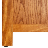 NNEVL 6-Tier Bookcase 52x22x180 cm Solid Oak Wood