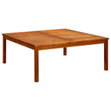 NNEVL Garden Coffee Table 110x110x45 cm Solid Acacia Wood