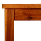NNEVL Garden Coffee Table 110x110x45 cm Solid Acacia Wood