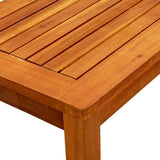 NNEVL Garden Coffee Table 50x35x36 cm Solid Acacia Wood