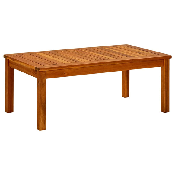 NNEVL Garden Coffee Table 90x50x36 cm Solid Acacia Wood