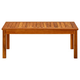 NNEVL Garden Coffee Table 90x50x36 cm Solid Acacia Wood
