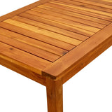NNEVL Garden Coffee Table 90x50x36 cm Solid Acacia Wood
