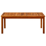 NNEVL Garden Coffee Table 110x60x45 cm Solid Acacia Wood