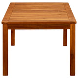 NNEVL Garden Coffee Table 110x60x45 cm Solid Acacia Wood