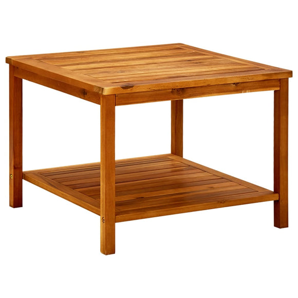 NNEVL Coffee Table 60x60x45 cm Solid Acacia Wood