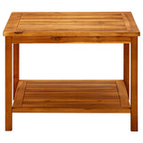 NNEVL Coffee Table 60x60x45 cm Solid Acacia Wood