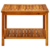 NNEVL Coffee Table 60x60x45 cm Solid Acacia Wood