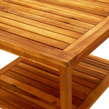 NNEVL Coffee Table 60x60x45 cm Solid Acacia Wood
