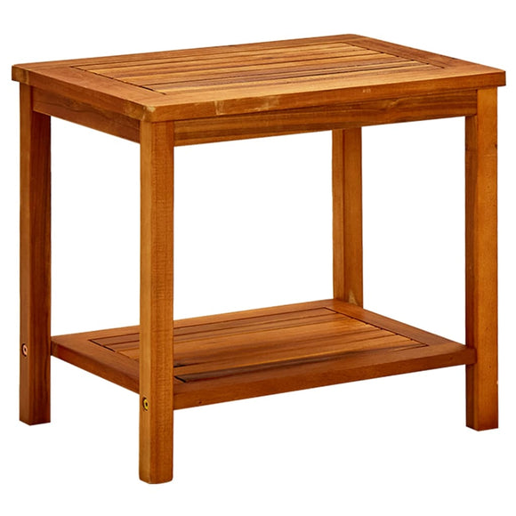 NNEVL Coffee Table 50x35x45 cm Solid Acacia Wood