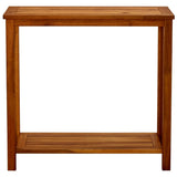 NNEVL Garden Console Table 80x35x75 cm Solid Acacia Wood