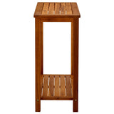 NNEVL Garden Console Table 80x35x75 cm Solid Acacia Wood