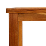 NNEVL Garden Console Table 80x35x75 cm Solid Acacia Wood