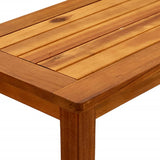 NNEVL Garden Console Table 80x35x75 cm Solid Acacia Wood
