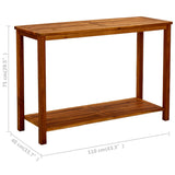 NNEVL Garden Console Table 110x40x75 cm Solid Acacia Wood