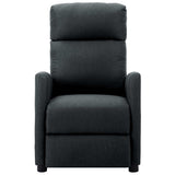 NNEVL Electric Massage Reclining Chair Dark Grey Fabric