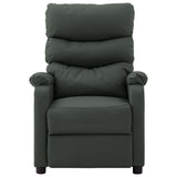NNEVL Electric Massage Reclining Chair Grey Faux Leather