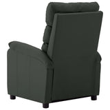 NNEVL Electric Massage Reclining Chair Grey Faux Leather
