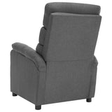 NNEVL Electric Massage Recliner Light Grey Fabric