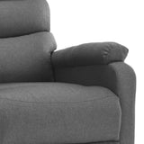 NNEVL Electric Massage Recliner Light Grey Fabric