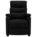 NNEVL Electric Massage Recliner Black Fabric