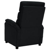 NNEVL Electric Massage Recliner Black Fabric