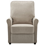 NNEVL Electric TV Recliner Chair Cream Fabric