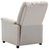 NNEVL Electric Recliner Cream Fabric
