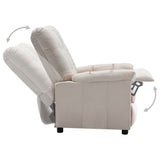 NNEVL Electric Recliner Cream Fabric