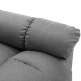 NNEVL Electric Massage Recliner Light Grey Fabric