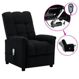 NNEVL Electric Massage Recliner Black Fabric