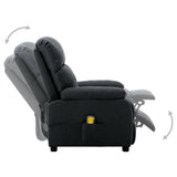NNEVL Electric Massage Recliner Chair Dark Grey Fabric