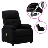 NNEVL Electric Massage Recliner Chair Black Fabric