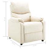 NNEVL Electric TV Recliner Cream Fabric