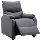 NNEVL Electric TV Recliner Dark Grey Fabric