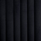NNEVL Dining Chairs 2 pcs Black Velvet