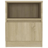 NNEVL Bed Cabinet Sonoma Oak 40x40x50 cm Chipboard