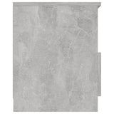 NNEVL Bed Cabinet Concrete Grey 40x40x50 cm Chipboard