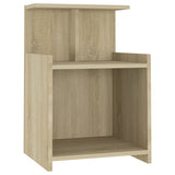 NNEVL Bed Cabinet Sonoma Oak 40x35x60 cm Chipboard
