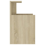 NNEVL Bed Cabinet Sonoma Oak 40x35x60 cm Chipboard
